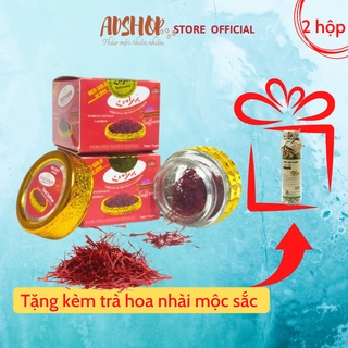 Combo 2 hộp Saffron Nhụy Hoa Nghệ Tây Supper Negin loại 1 hãng Bahraman