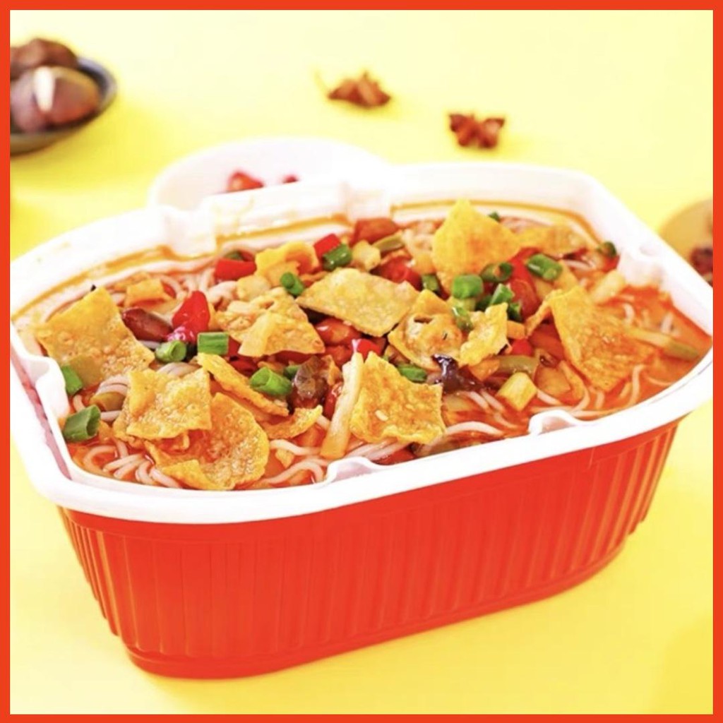 Bún ốc cay Liễu Châu tự sôi