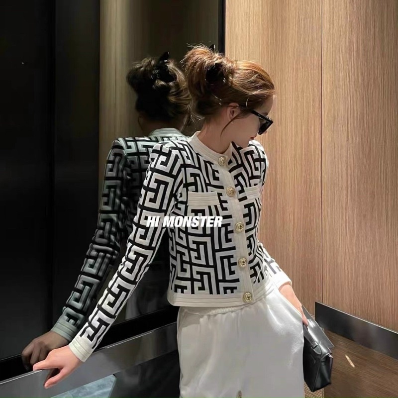 ÁO KHOÁC CROPTOP HỌA TIẾT FENDY SÀNH ĐIỆU