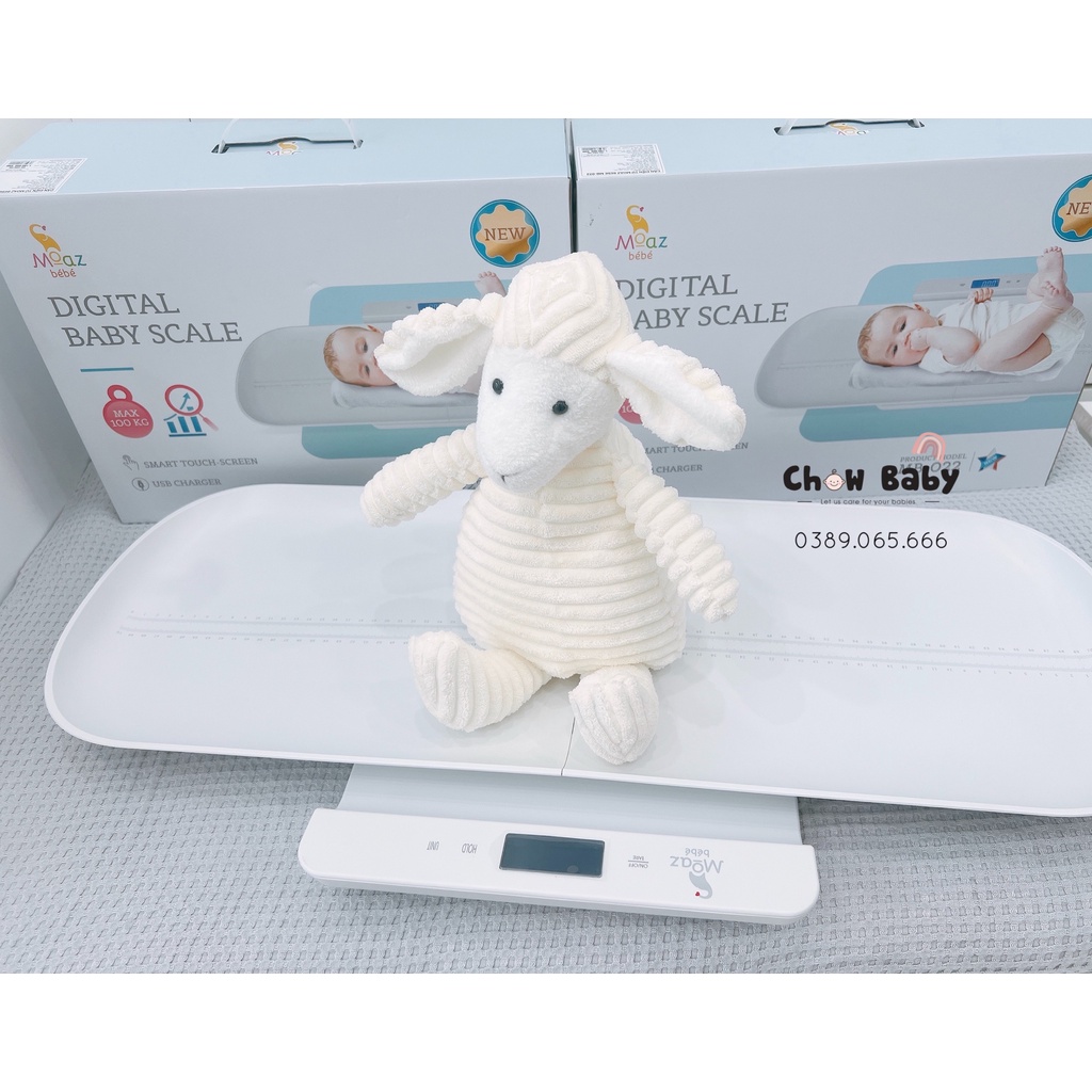 Cân điện tử cho bé Moaz Bebe MB022, cân bàn điện tử sức khỏe mini thông minh