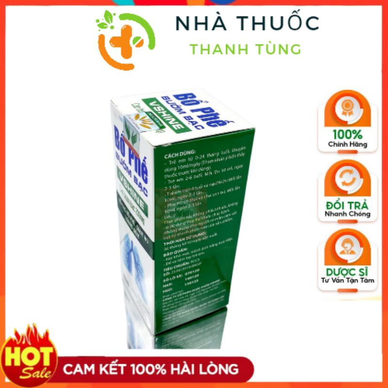 Bổ Phế Bướm Bạc Vshine 100ml - Bổ phế vshine