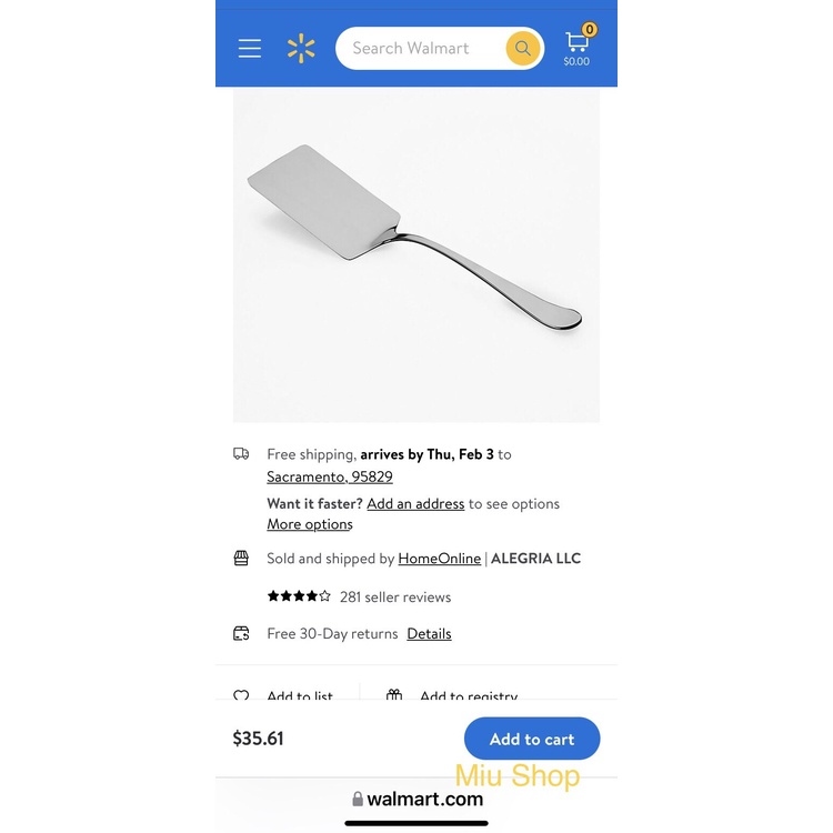 Xẻng xúc bánh pizza inox 304 phong cách Châu Âu - Hàng xuất dư