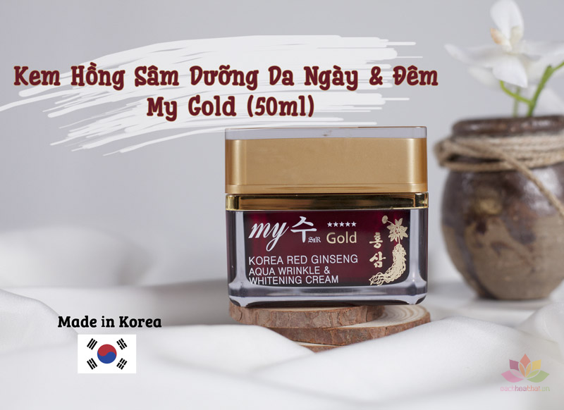 Kem hồng sâm Korea Red Ginseng Aqua Cream ngày &amp; đêm