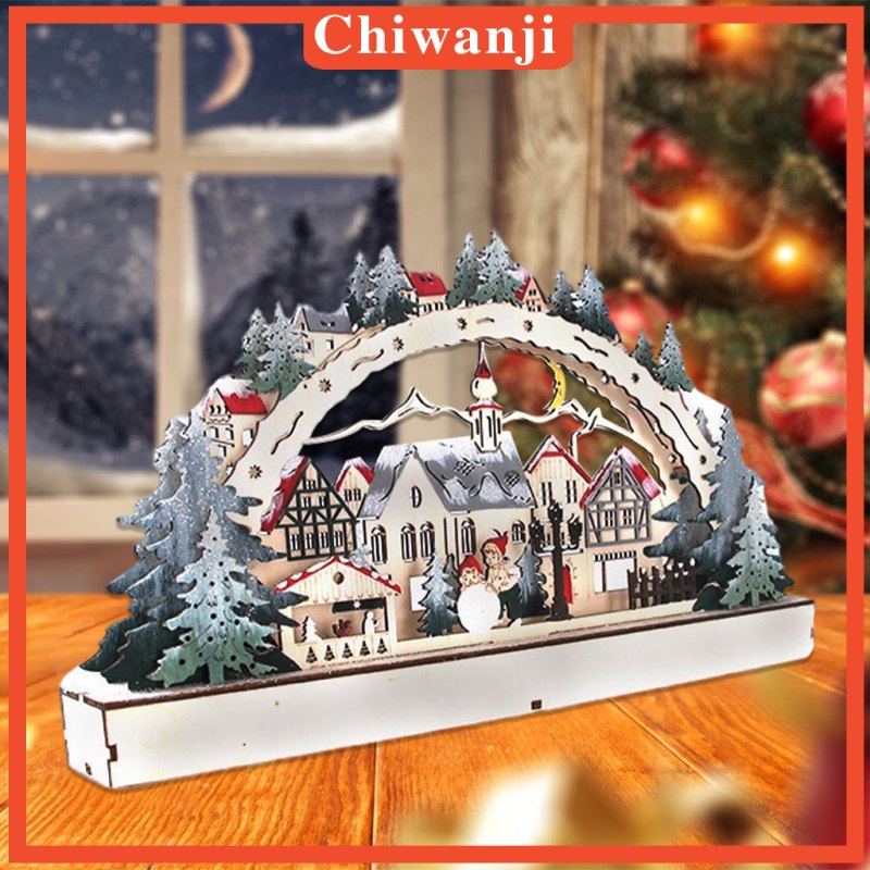 Mô Hình Cây Cầu Giáng Sinh Dùng Trang Trí Nhà Búp Bê