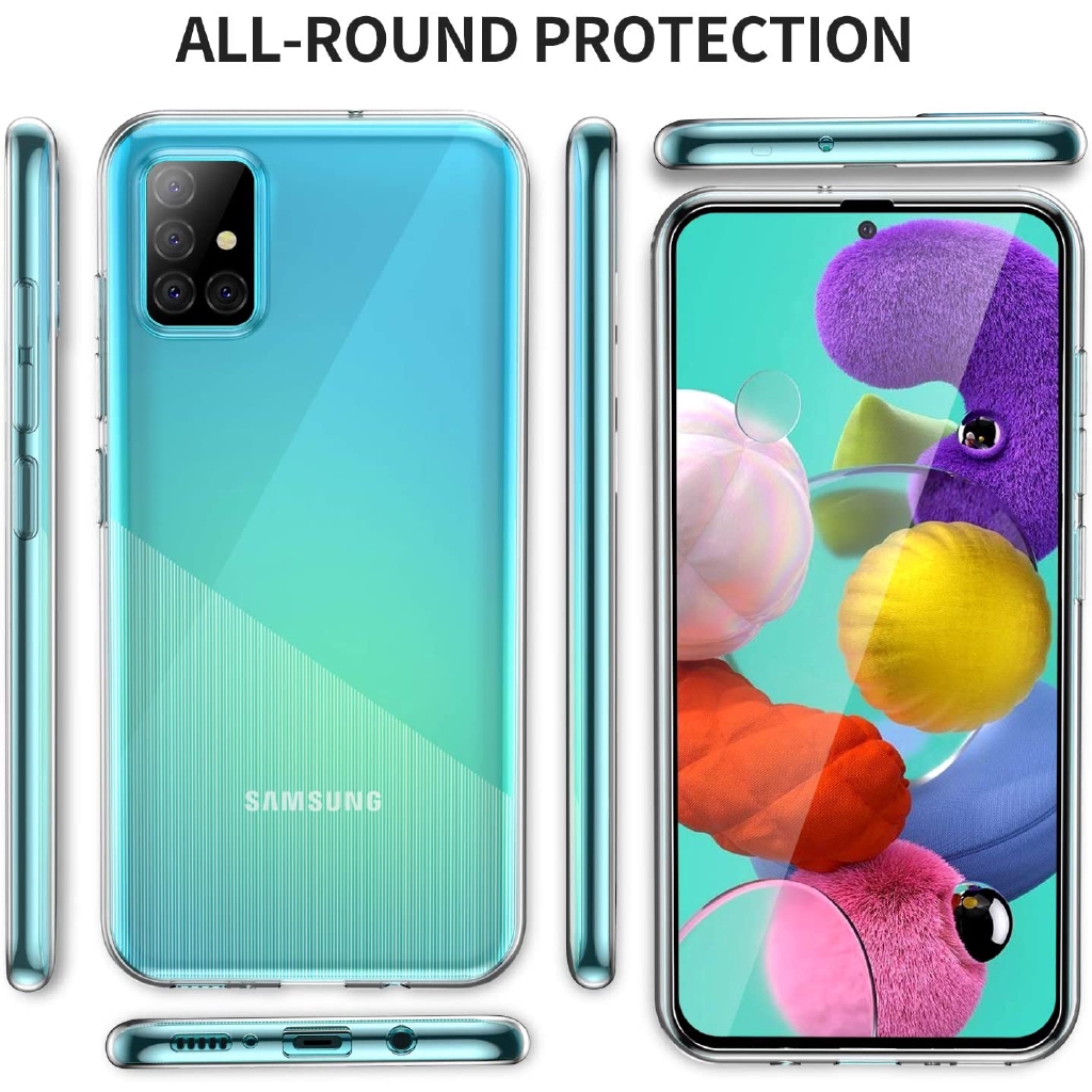 Ốp điện thoại trong suốt bảo vệ cho Samsung Galaxy ss A05 A05s A14 A12 A04 A04E A04s A02s A52s A52 A32 A72 A03 A03s A13 A23 A53 A73 A51 A71 A31 A21s A11 A01 A02 M12 M02 4G 5G