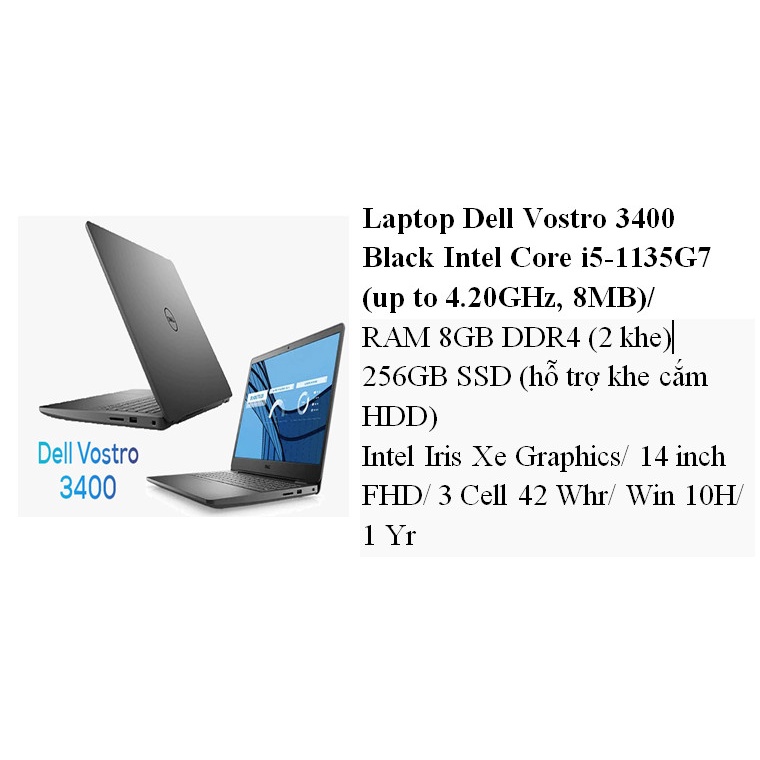 Laptop Dell Vostro 3400 i5 1135G7/8GB/256GB/Win10 | BigBuy360 - bigbuy360.vn