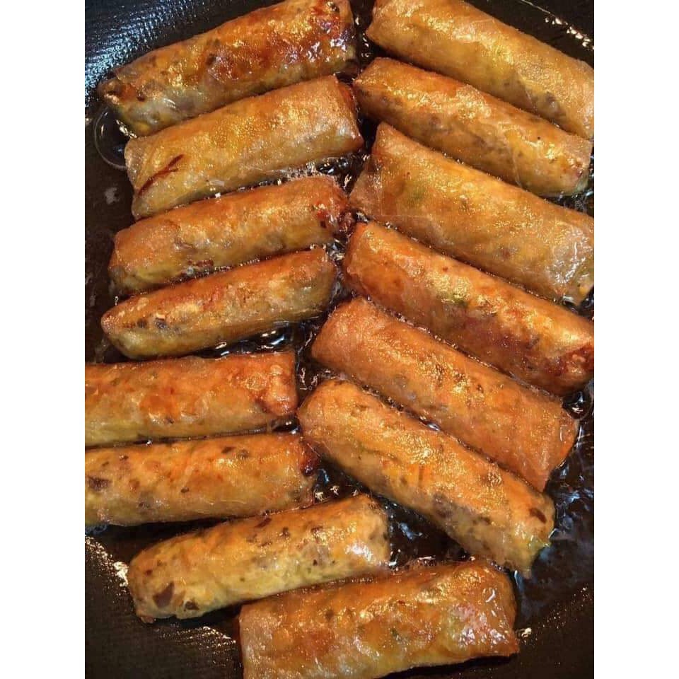 Vỏ Ram Bánh Đa Nem Hà Tĩnh hút chân không loại đặc biệt ngon dẻo mềm dễ gói rán giòn lâu ráo mỡ đủ 95-100 lá | BigBuy360 - bigbuy360.vn