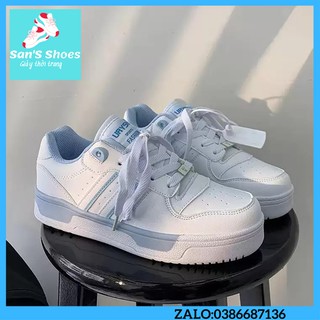 Giày sneaker nữ trắng mix xanh full size Ulzzang siêu xinh ❤️
