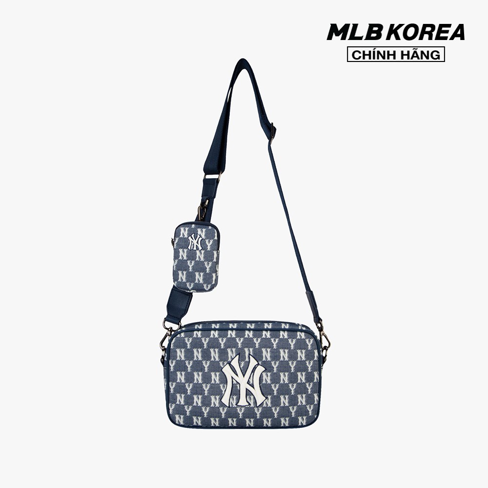 MLB - Túi đeo chéo chữ nhật Monogram Jacquard 32BGDC111-50N