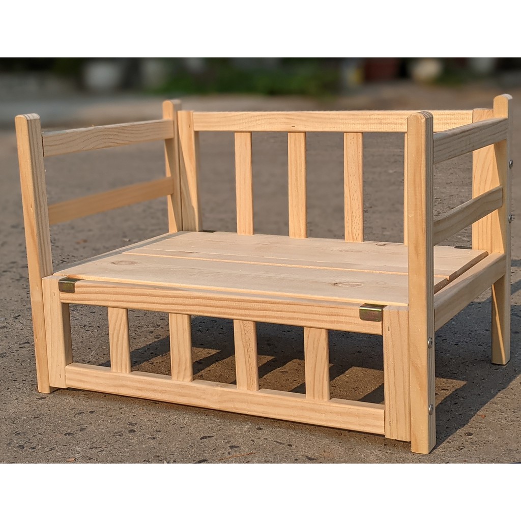 Giường cũi gỗ cho chó/ mèo