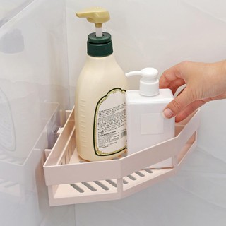 Storage Triangle Corner Drain Shelf Bathroom Storage Rack Container Organizer Shelf
