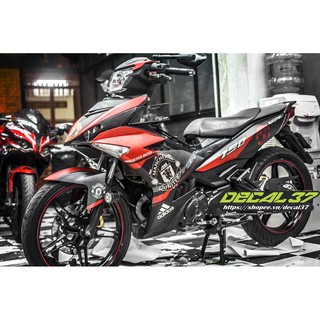 Tem Trùm Exciter 150 Mu Đỏ Đen