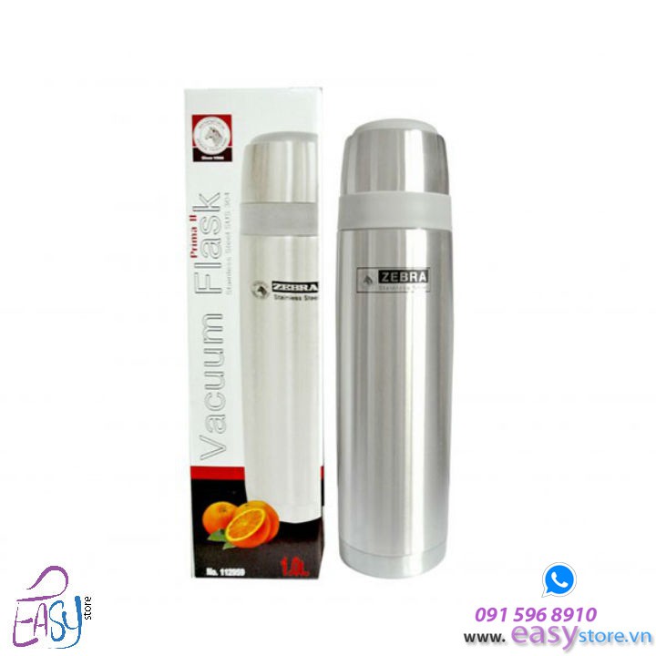 BÌNH GIỮ NHIỆT INOX ZEBRA PRIMA II 1000ML