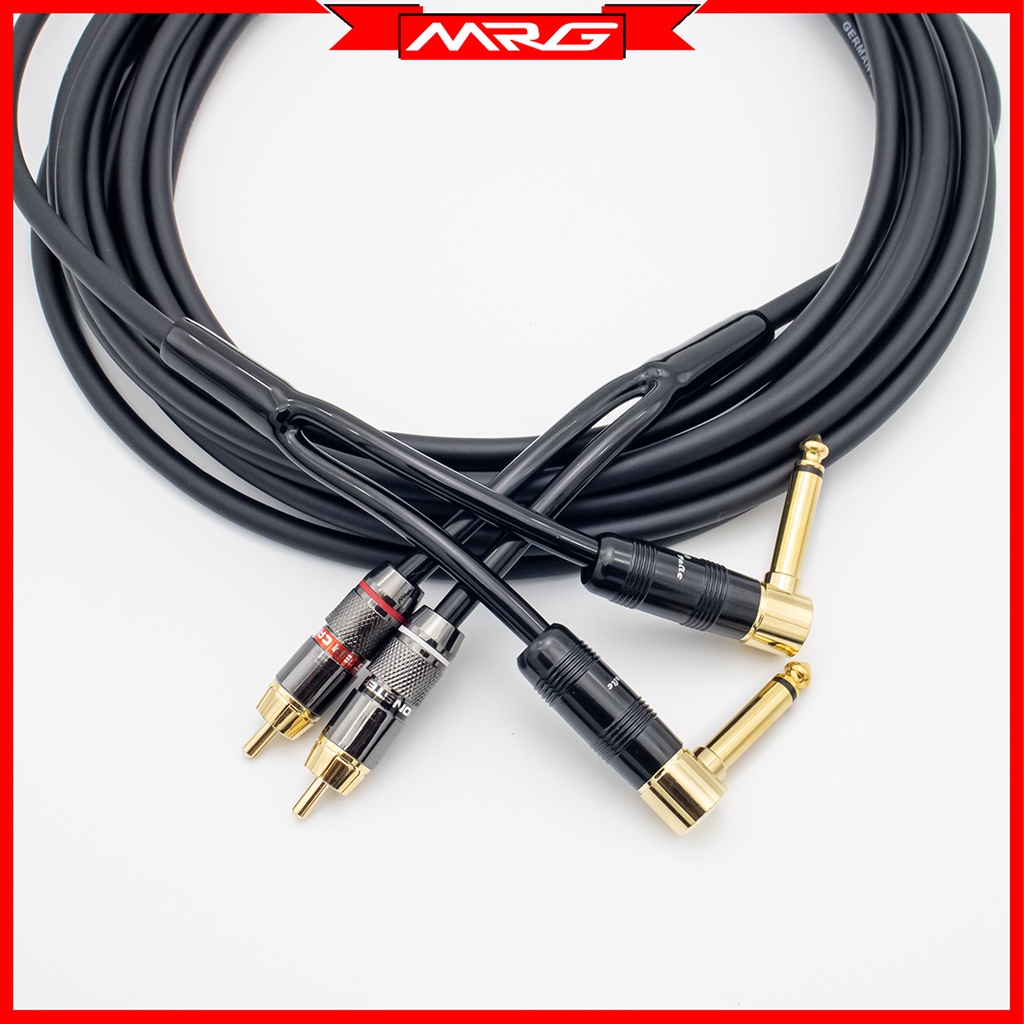 Dây 2 Đầu 6Ly Sang 2 Đầu AV Hoa Sen, dài 3met 6met 8met 10met, dây jack đàn organ. MrG.