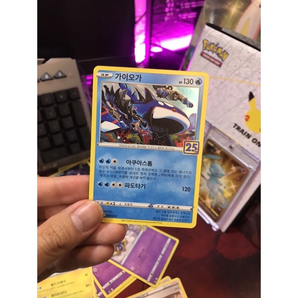 Lẻ Thẻ bài TCG Pokémon 25th Anniversary phiên bản tiếng Hàn Quốc chính hãng