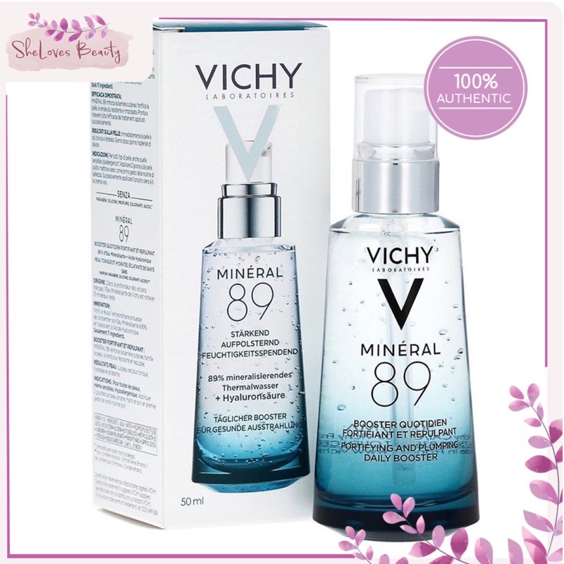 Tinh chất Vichy Mineral 89 Phục Hồi, Bảo vệ & Tái Tạo Da 50ml