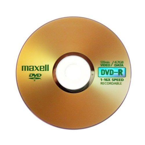 Đĩa trắng DVD-R Maxell 4.7GB hộp 10 cái Nước sản xuất Đài Loan Hãng sản xuất Maxell