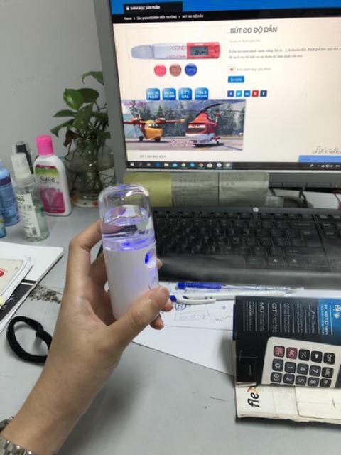 Máy Phun Sương Xông Hơi Mặt NaNo Mini Cầm Tay Hỗ Trợ Dưỡng Da Cấp Nước Tối Đa | BigBuy360 - bigbuy360.vn