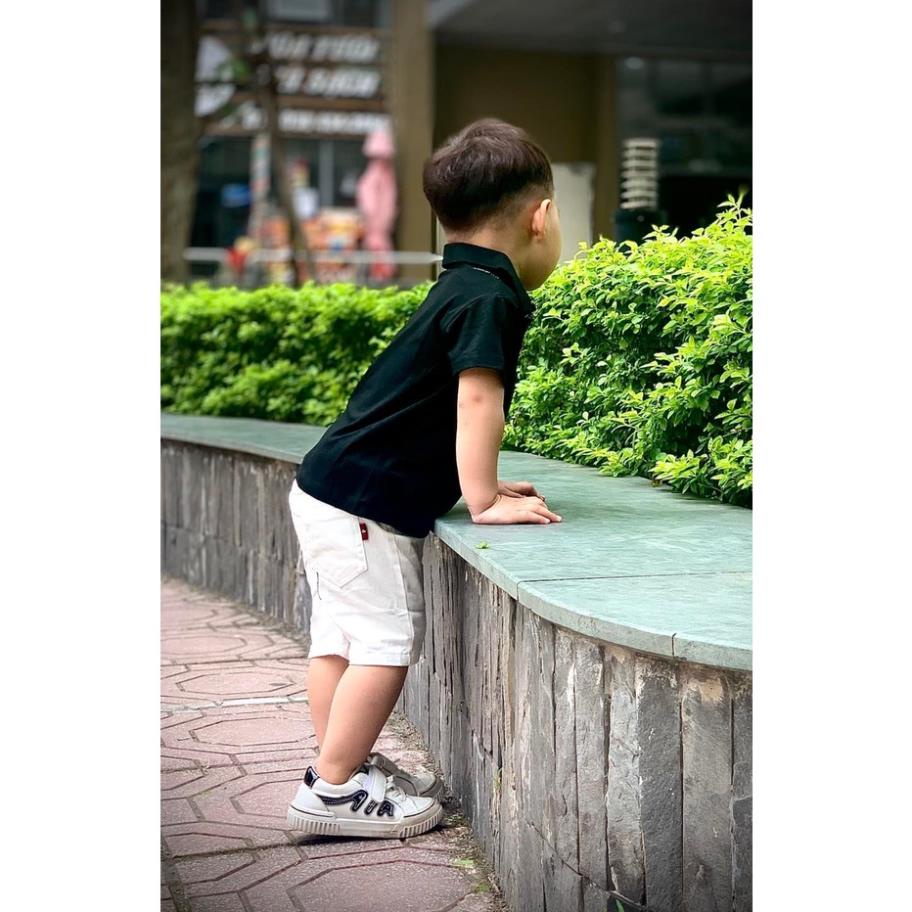 Quần áo bé trai, 9-22 kg, Set Polo basic quần Jean cho bé trai sành điệu hàng chuẩn size  hongvybaby NW