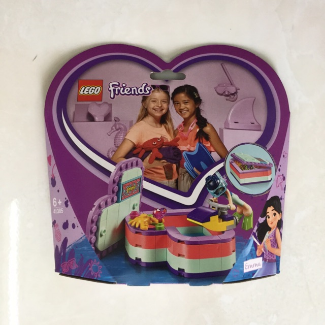 Lego Friends 41385 -  Emma's Summer Heart Box - Bộ xếp hình Lego Hộp trái tim mùa hè của Emma