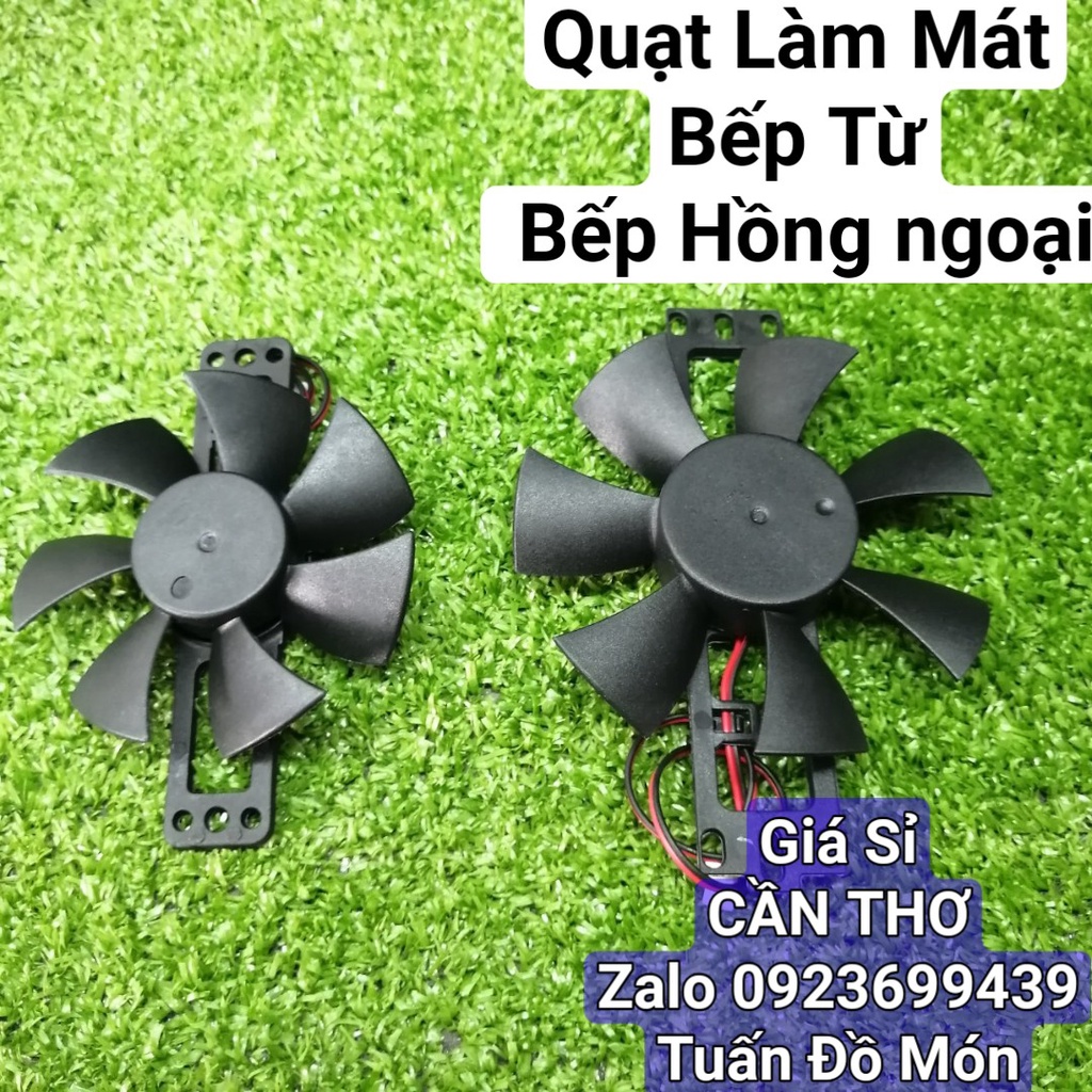 Quạt bếp từ, bếp hồng ngoại 18v to - bé phụ kiện phụ tùng linh kiện chính hãng