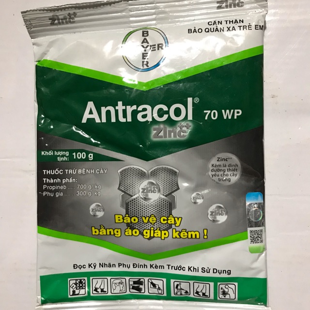Thuốc  trị bệnh  thối nhũn Antracol 70wp