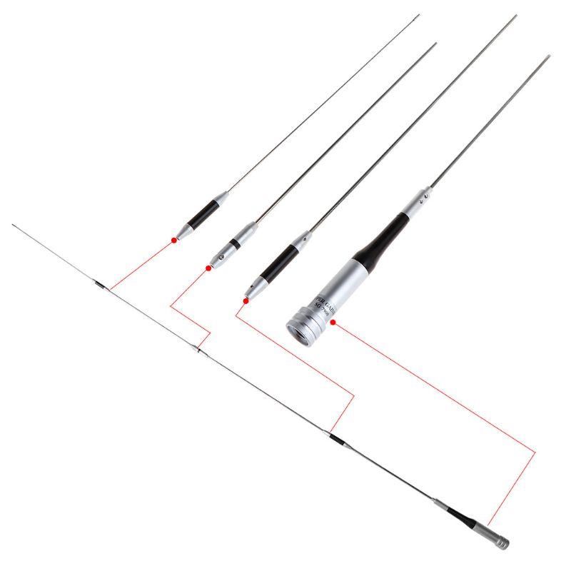 Ăng Ten Di Động Băng Tần Kép LI SG7900 U / V 144 / 430Mhz SG-7900 Cho Radio Xe Hơi