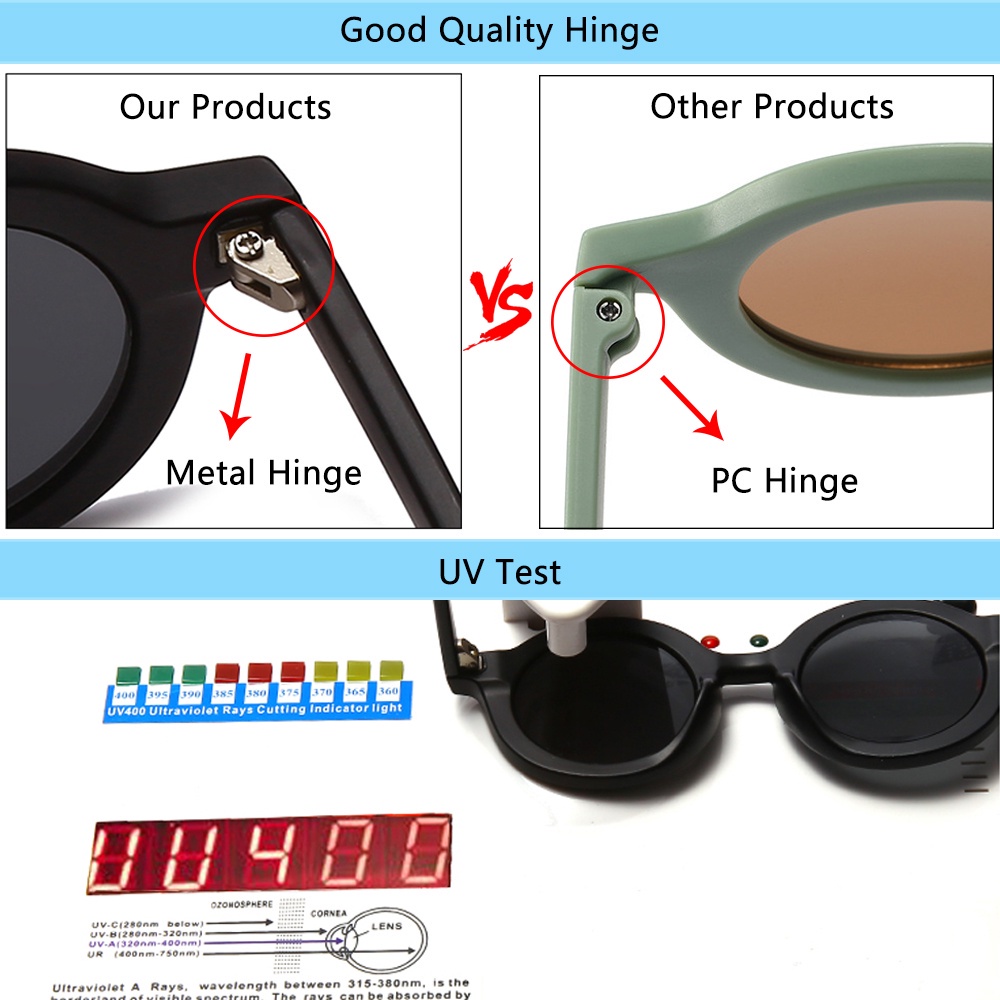Kính Mát Tròn Chống Tia UV Thời Trang Cổ Điển Cho Bé JP5