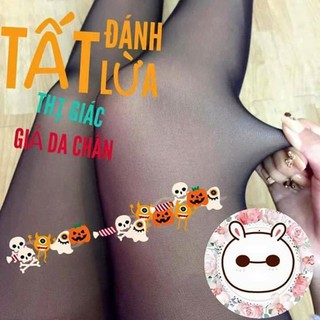 Quần tất giả da 3D đánh lừa thị giác, quần tất tàng hình hàng đẹp