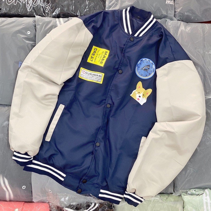 ÁO BOMBER dù mod hình thật 2 màu | BigBuy360 - bigbuy360.vn