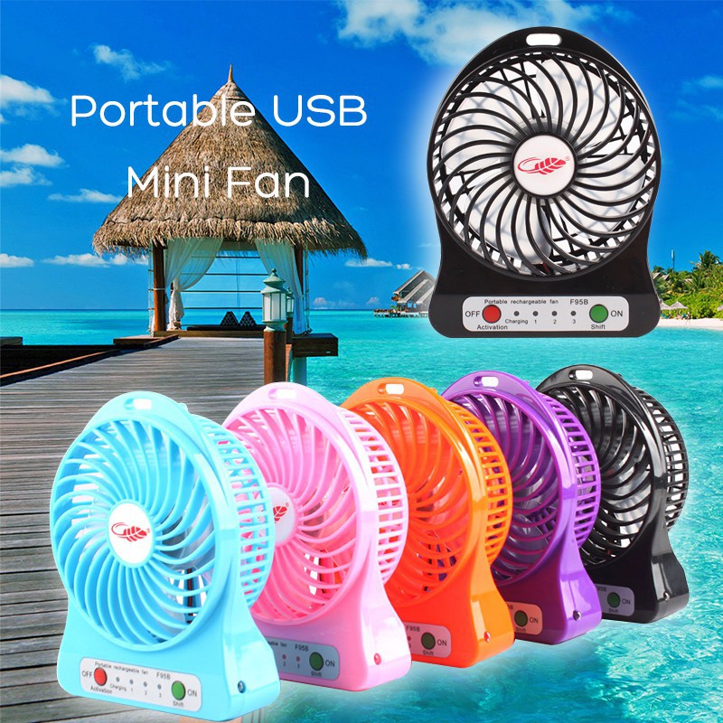 Quạt mini để bàn cổng sạc USB