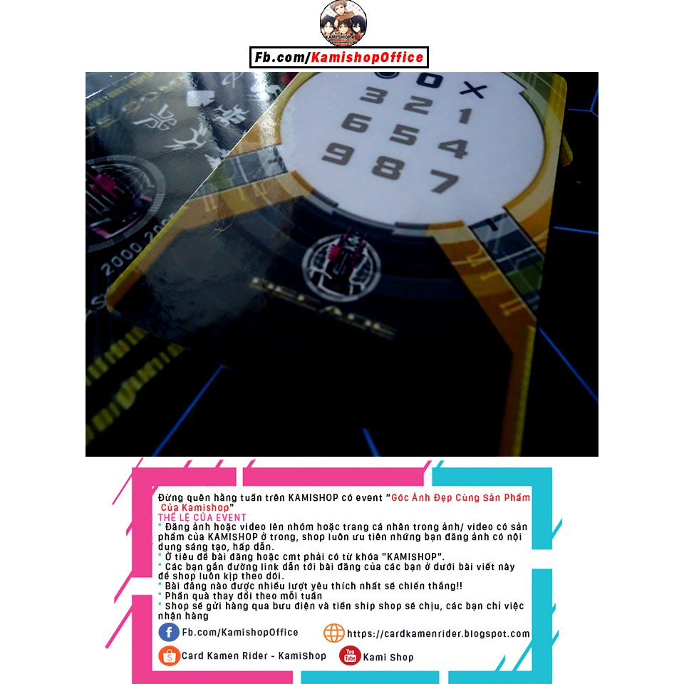 Thẻ K-TOUCH đọc trong DX K-TOUCH DECADE