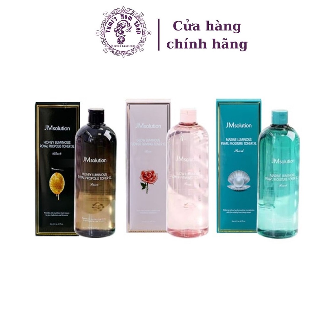 Nước cân bằng JM Solution Luminous Toner dưỡng sáng, cấp ẩm, chống lão hóa da 600ml