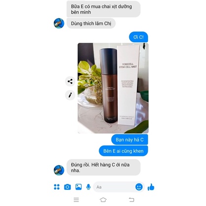 Xịt Dưỡng Tế Bào Gốc Tái Tạo Da YobeCell | BigBuy360 - bigbuy360.vn