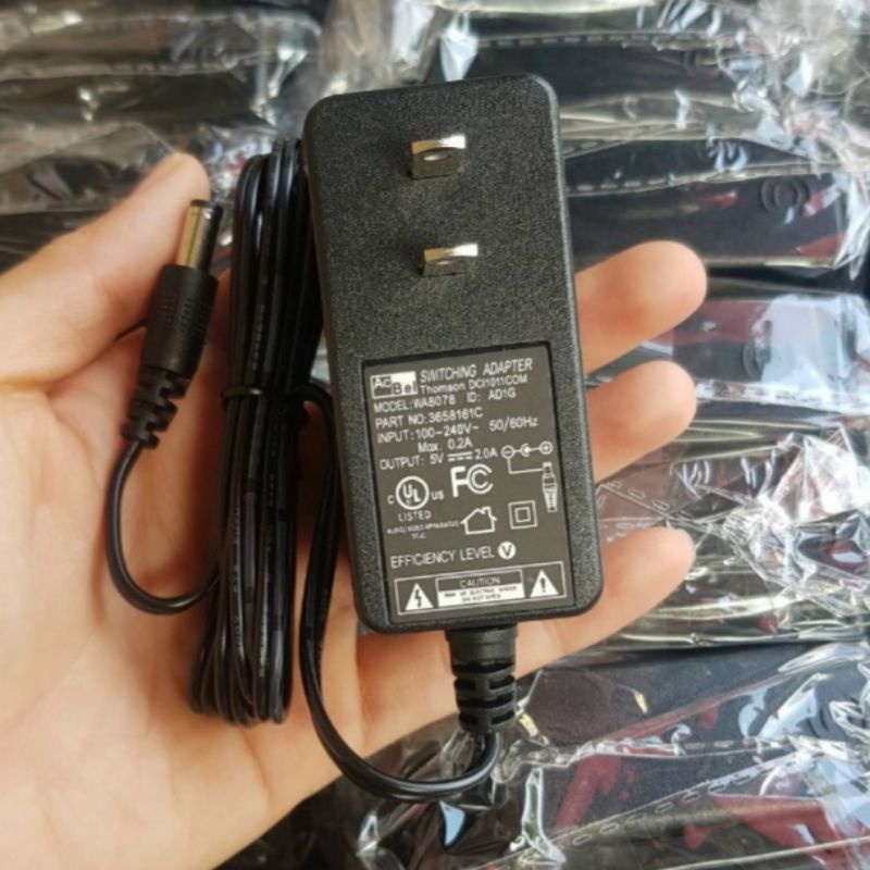 Nguồn  5V 2A công suất thực, chân tròn loại: , , ,