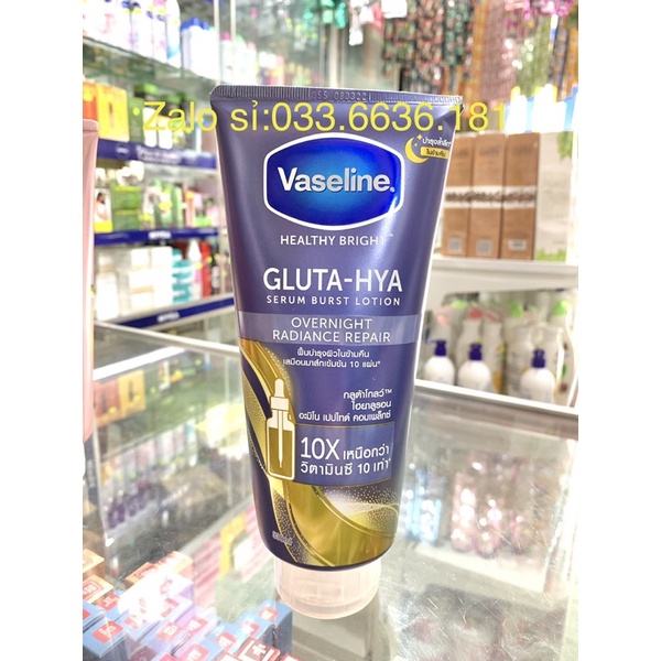 1 chai vaseline dưỡng thể trắng da chuẩn hàng Thái Lan chai 300g