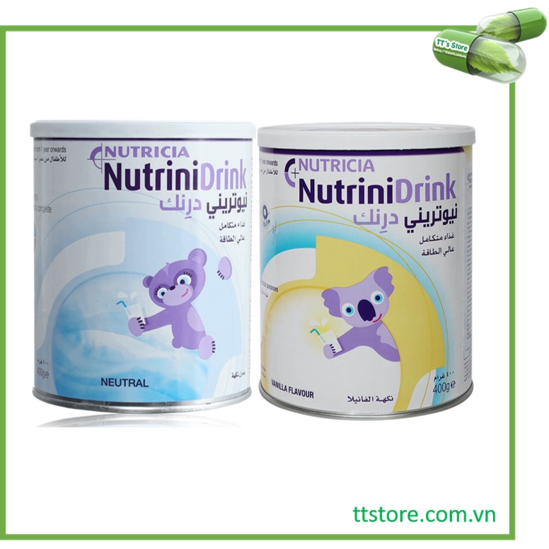 Sữa bột dinh dưỡng NutriniDrink Powder (Lon 400g) [nutridrink, nutri drink]