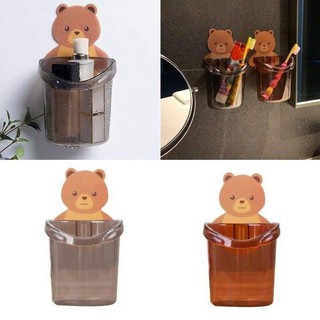 Cốc gấu đựng bàn chải đa năng