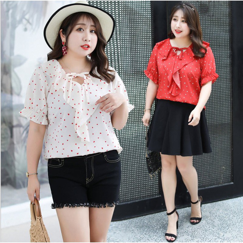 AMW002 - Áo chiffon nữ cho người mập hàng nhập 320k