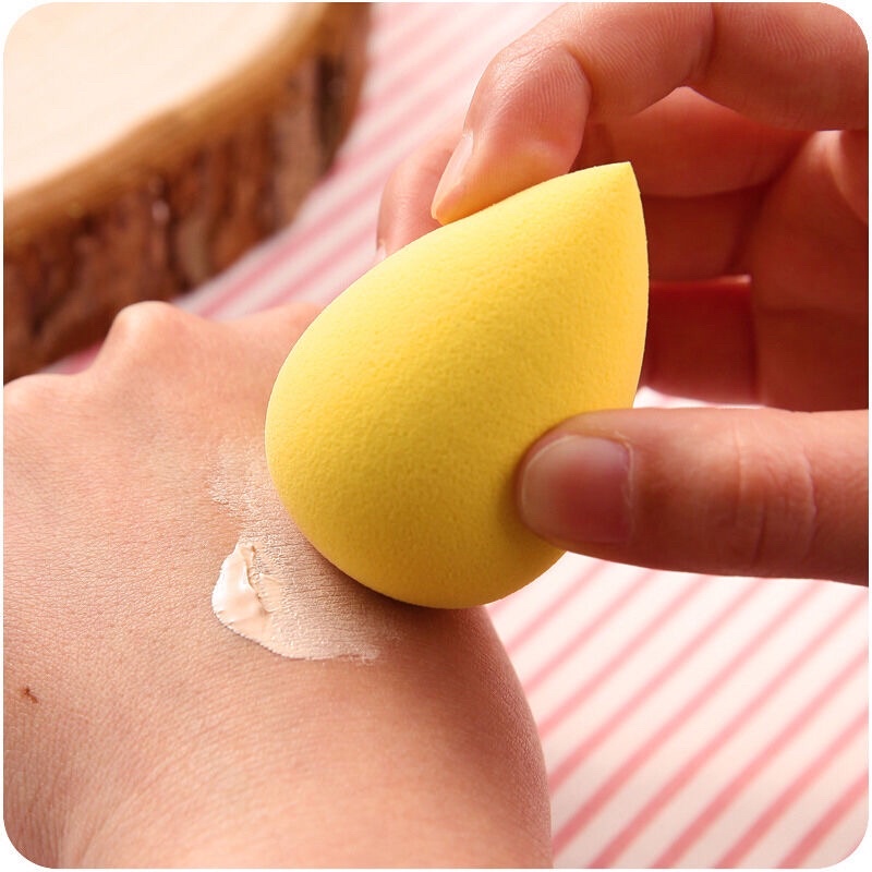 Siêu Mịn bông tán kem nền makeup - mút đánh phấn dặm nền trang điểm hồ lô trứng tròn