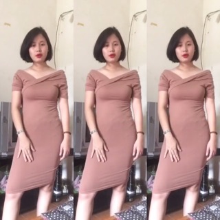 Váy Body Lệch Vai