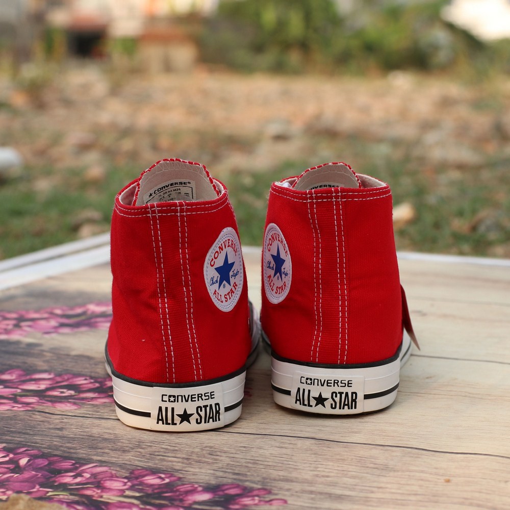 Giày Cv Đỏ Tươi Nam Cổ Cao [+3 Tất] | BigBuy360 - bigbuy360.vn