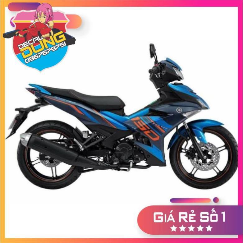 Tem xe EXCITER 150 XANH ĐEN 2021