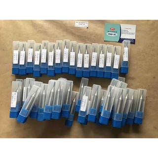 2 chiếc mũi phay TCT CNC cốt 12li lưỡi dao 3li dài 12li - Ngành Gỗ