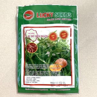 Hạt giống bí đỏ siêu ngọn lucky 20gr