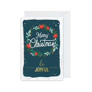 Thiệp Christmas Noel Giáng Sinh – Be Joyful Fairy Corner