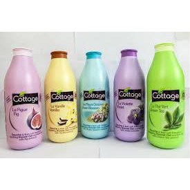 SỮA TẮM DƯỠNG THỂ -TRẮNG DA COTTAGE 750ML CHUẨN PHÁP