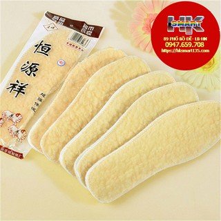 SET 2 MIẾNG LÓT ĐẾ GIÀY LÔNG (CỪU)