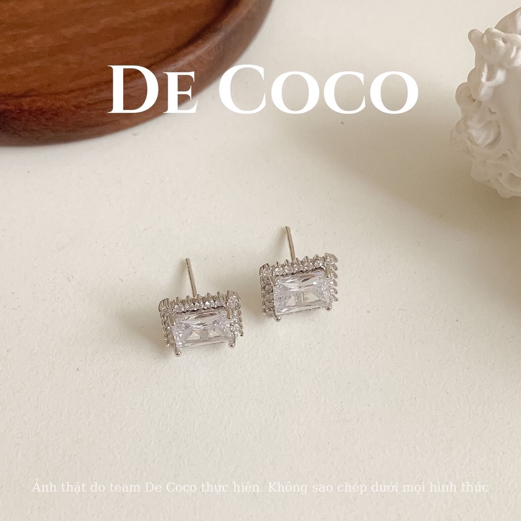 khuyên tai bông tai Emma earrings De Coco