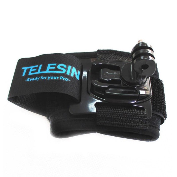 TELESIN Dây Đeo Tay Giữ Máy Ảnh Gopro / Xiaomi Yi Xoay 360 Độ | BigBuy360 - bigbuy360.vn